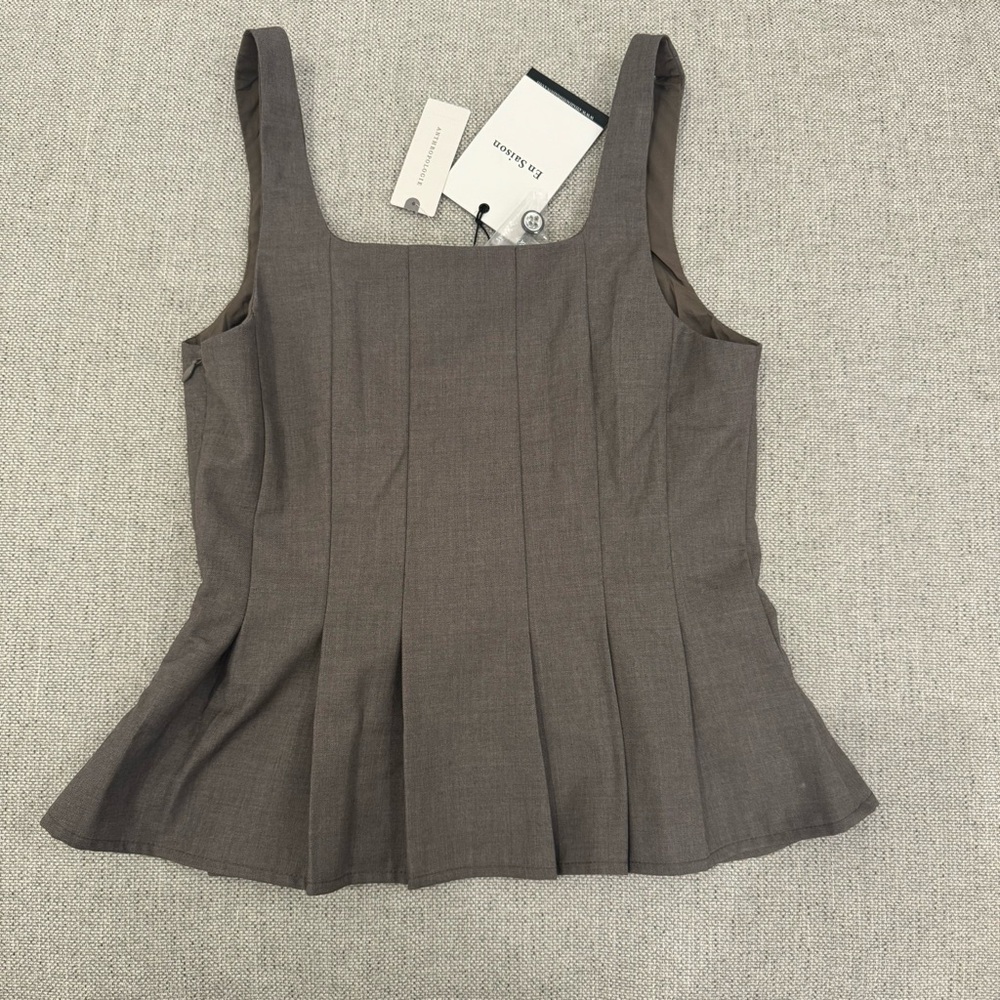 En Saison Mirabell Peplum Top / Anthropologie - Picture 2 of 5